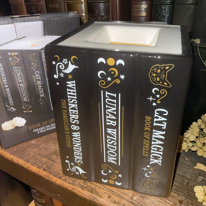 Magick Cat Library – Κεραμικός Wax Burner
