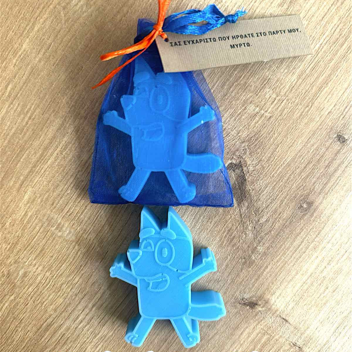 Handmade Soaps with Bluey for a children's party!