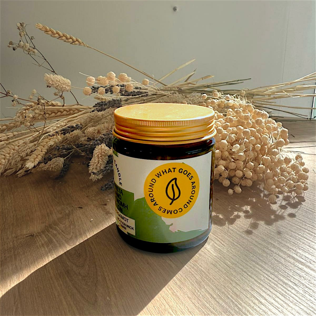 Χειροποίητο κερί τσάϊ earl grey & περγαμόντο - Είσαι αρκετά παραπάνω από την γνώμη των άλλων.