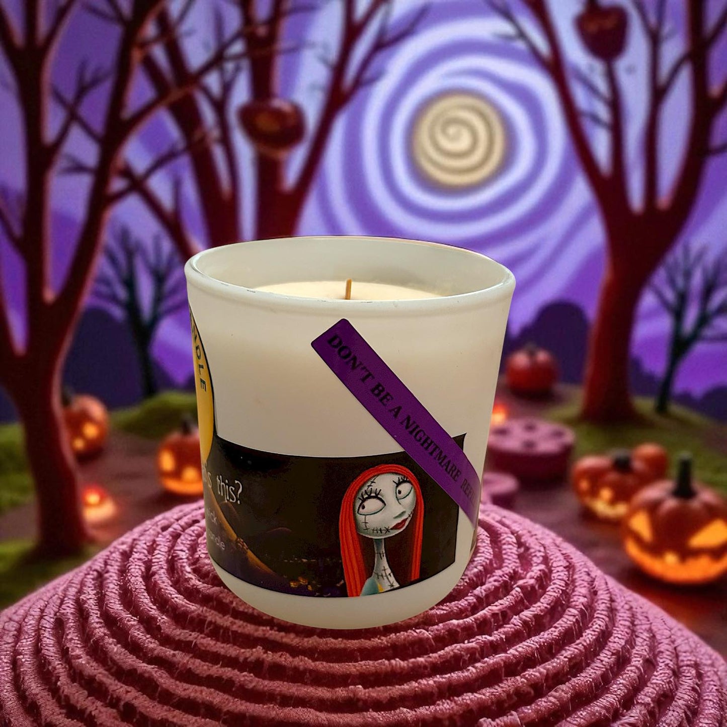 Nightmare before christmas - Μουσικό χειροποίητο κερί σόγιας