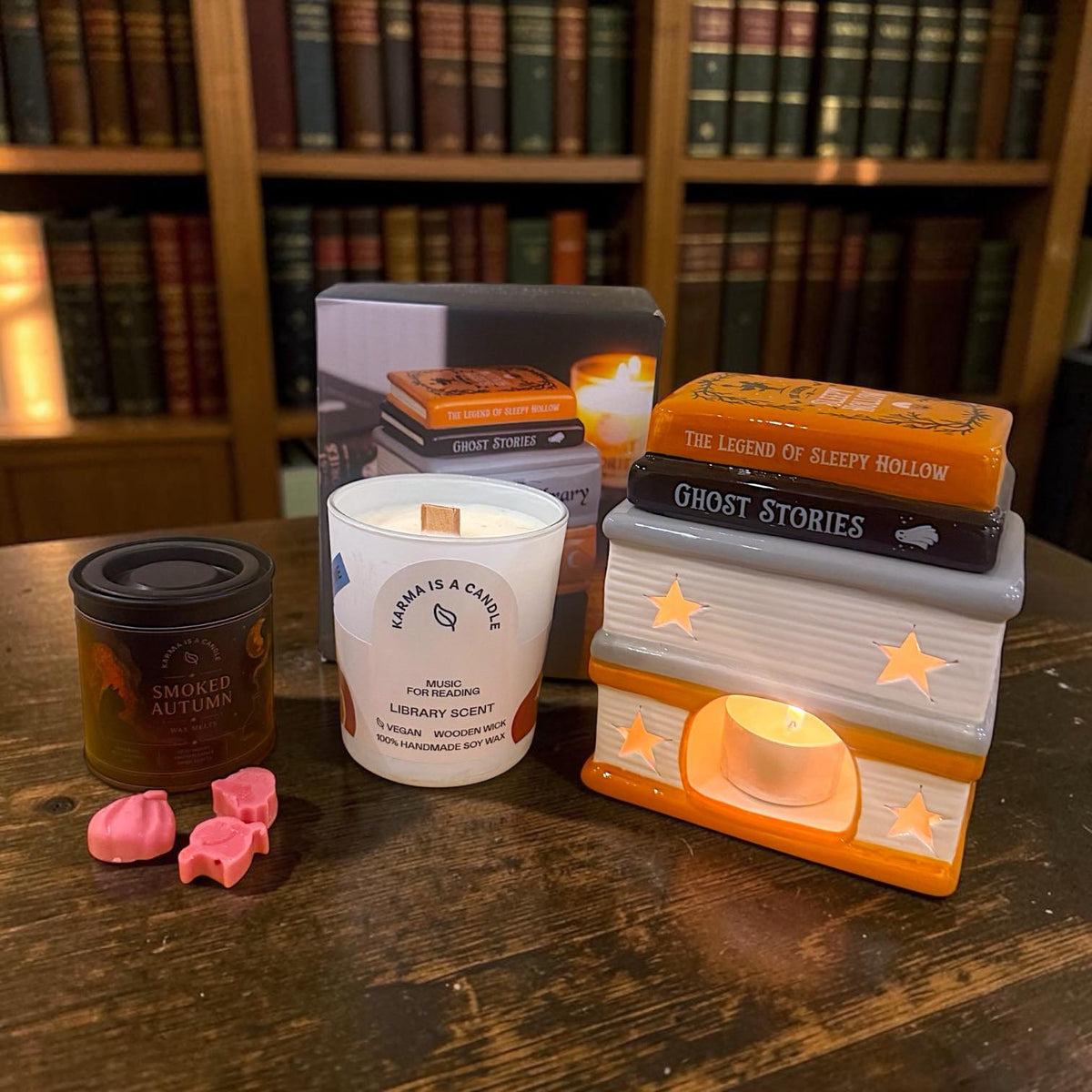The Bookworm Bundle | Candle, Wax Melts & Room Spray | EXCLUSIVELY VIA e-shop