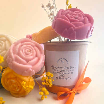 Scented Wax Bouquets with Message | Personalized Gifts
