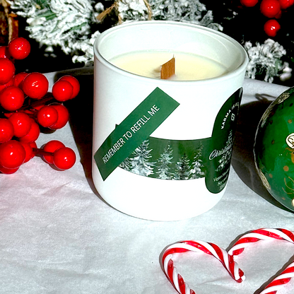 Χειροποίητο μουσικο κερί Christmas Tree