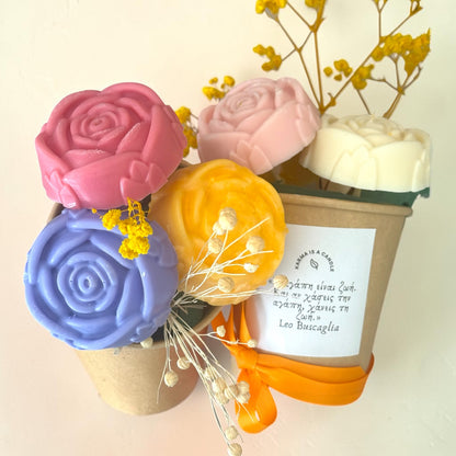 Scented Wax Bouquets with Message | Personalized Gifts