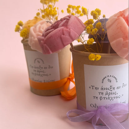 Scented Wax Bouquets with Message | Personalized Gifts