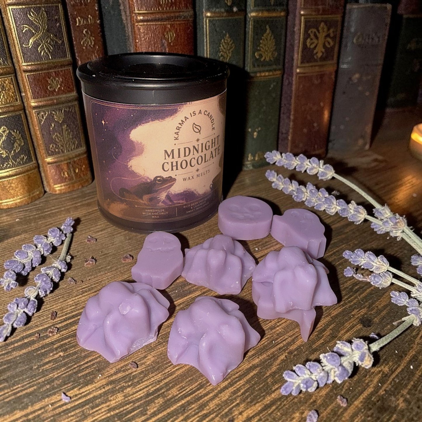Midnight Chocolate Wax Melts 100g | Σοκολάτα & Λεβάντα