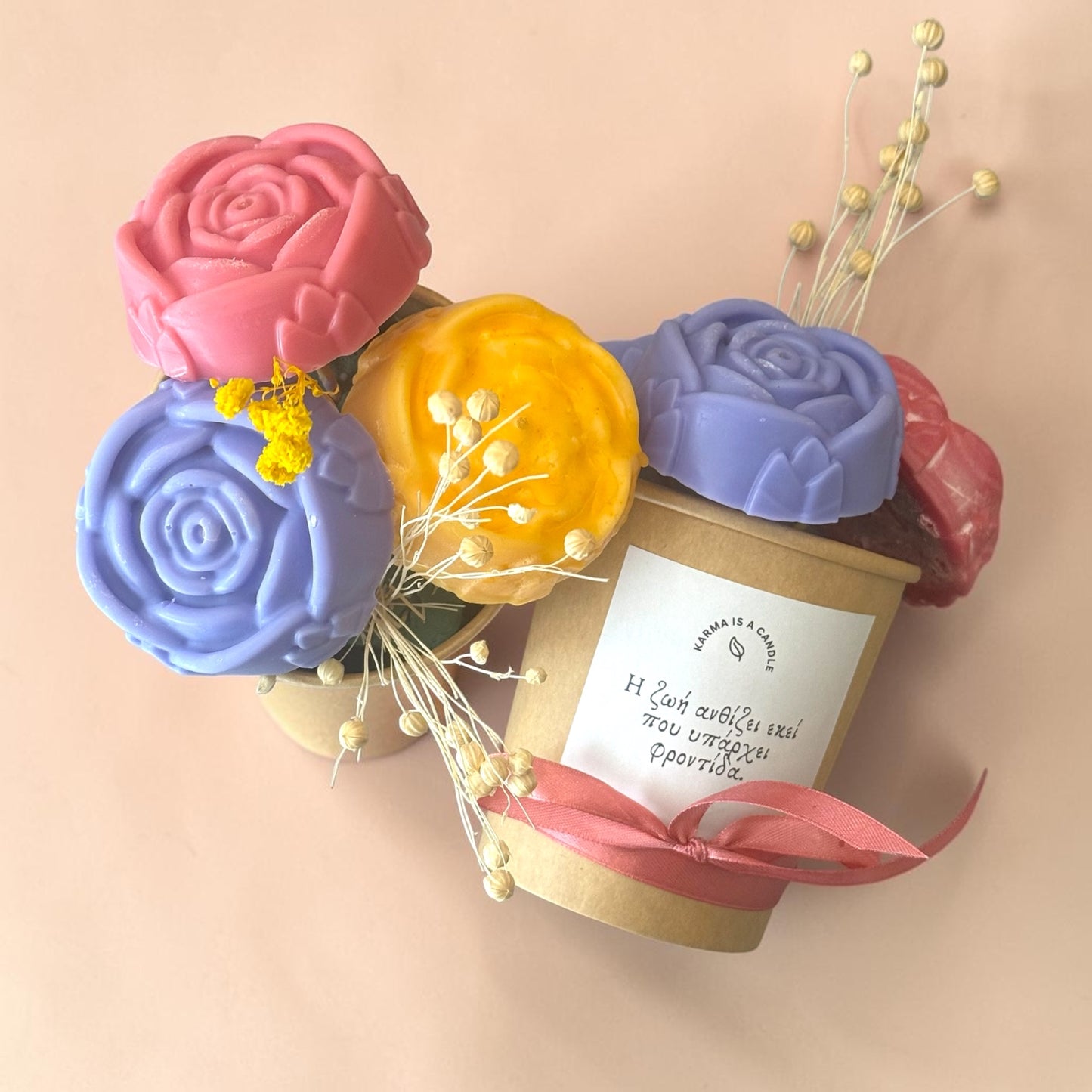Scented Wax Bouquets with Message | Personalized Gifts