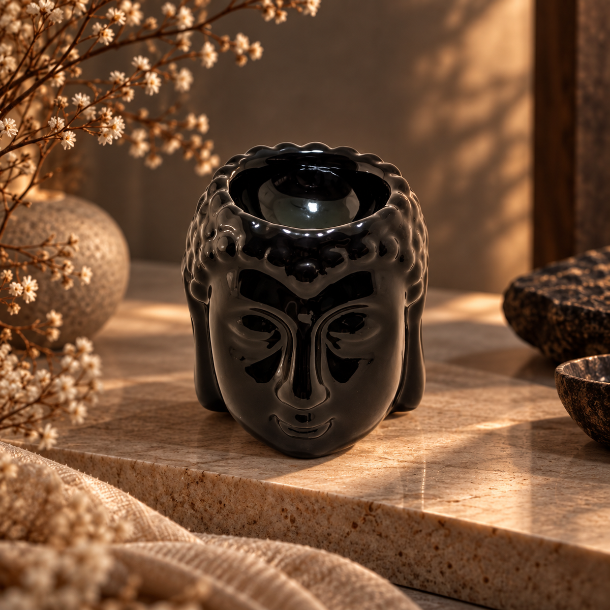 Καυστήρας Αρωματικού Κεριού Buddha – Zen Style