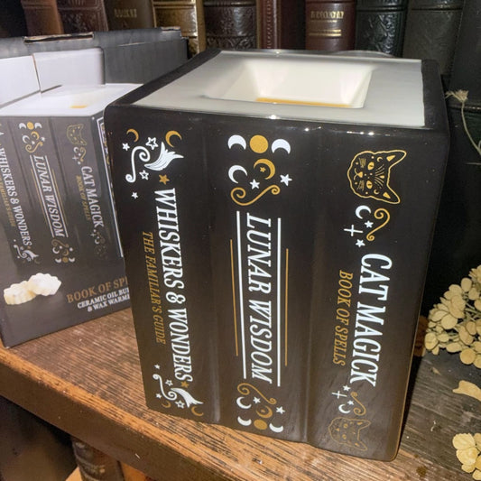 Magick Cat Library – Κεραμικός Wax Burner