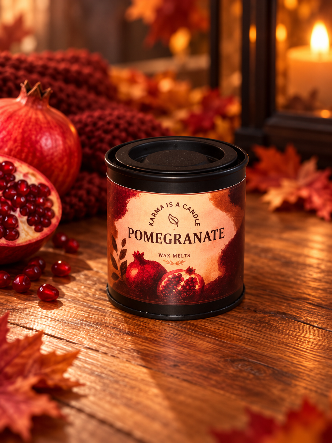 Pomegranate Wax Melts | Άρωμα Ρόδι, Φρούτα & Βανίλια