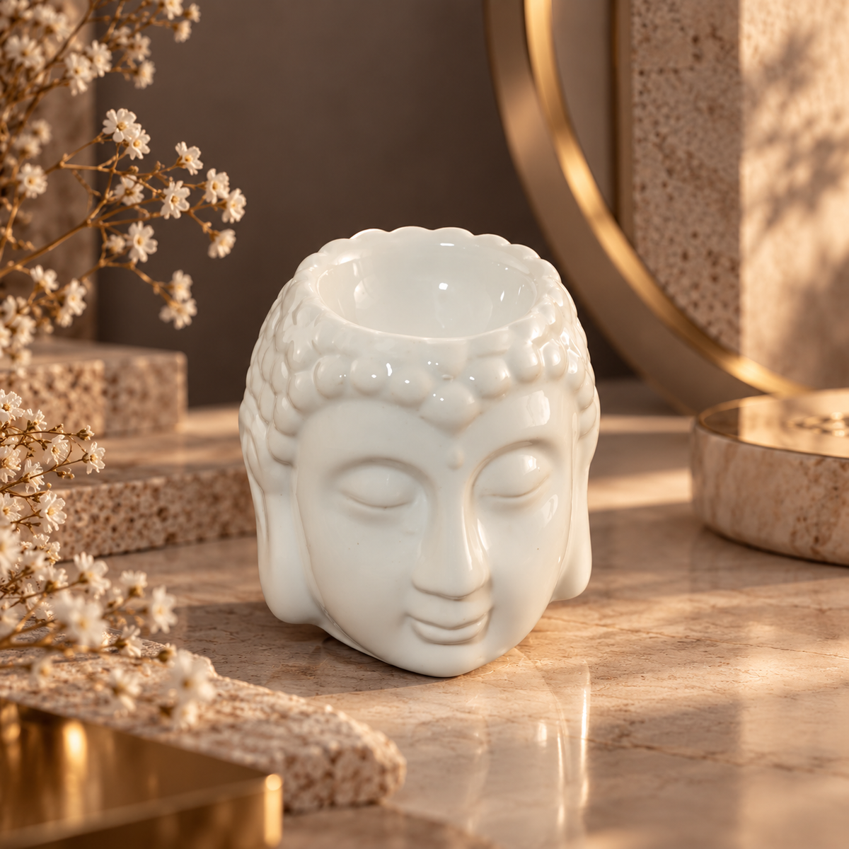 Καυστήρας Αρωματικού Κεριού Buddha – Zen Style