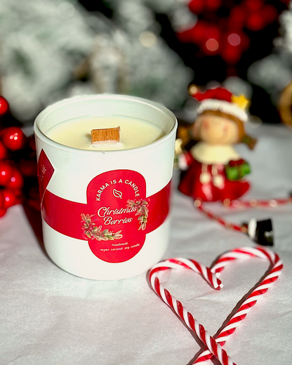 Χειροποίητο κερί Christmas Berries