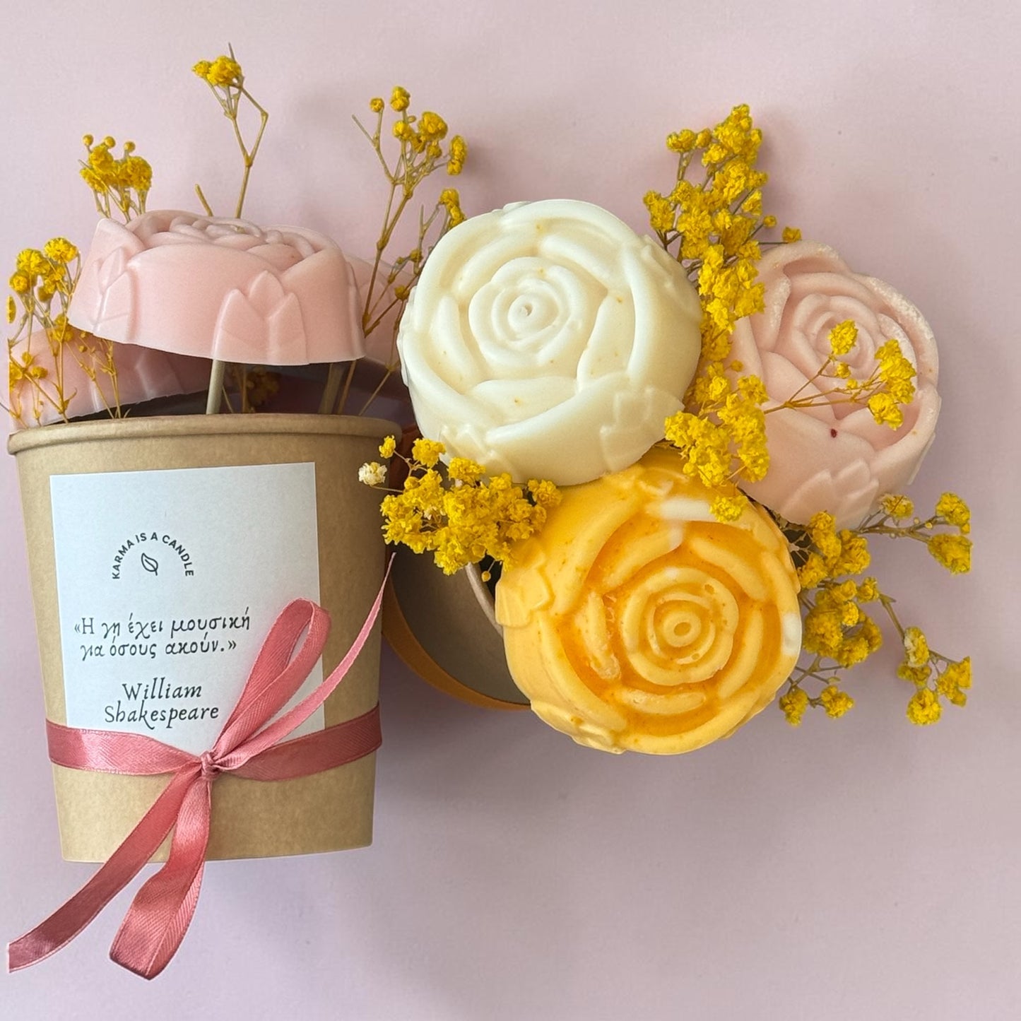 Scented Wax Bouquets with Message | Personalized Gifts