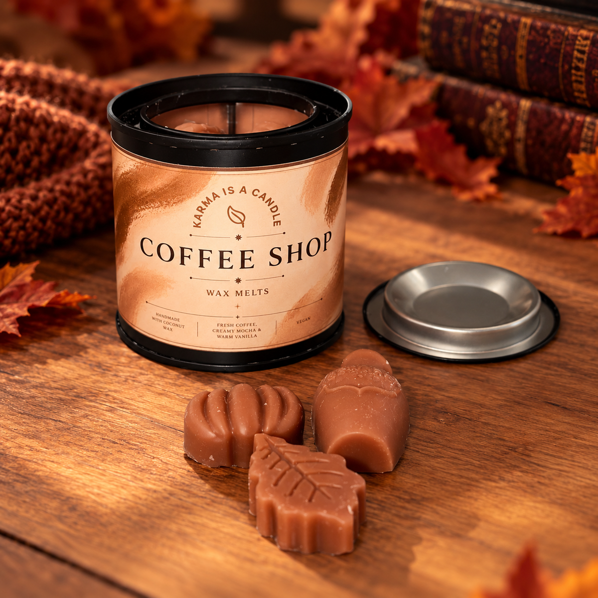 Coffee Shop Wax Melts | Άρωμα Καφέ, Σοκολάτας & Βανίλιας