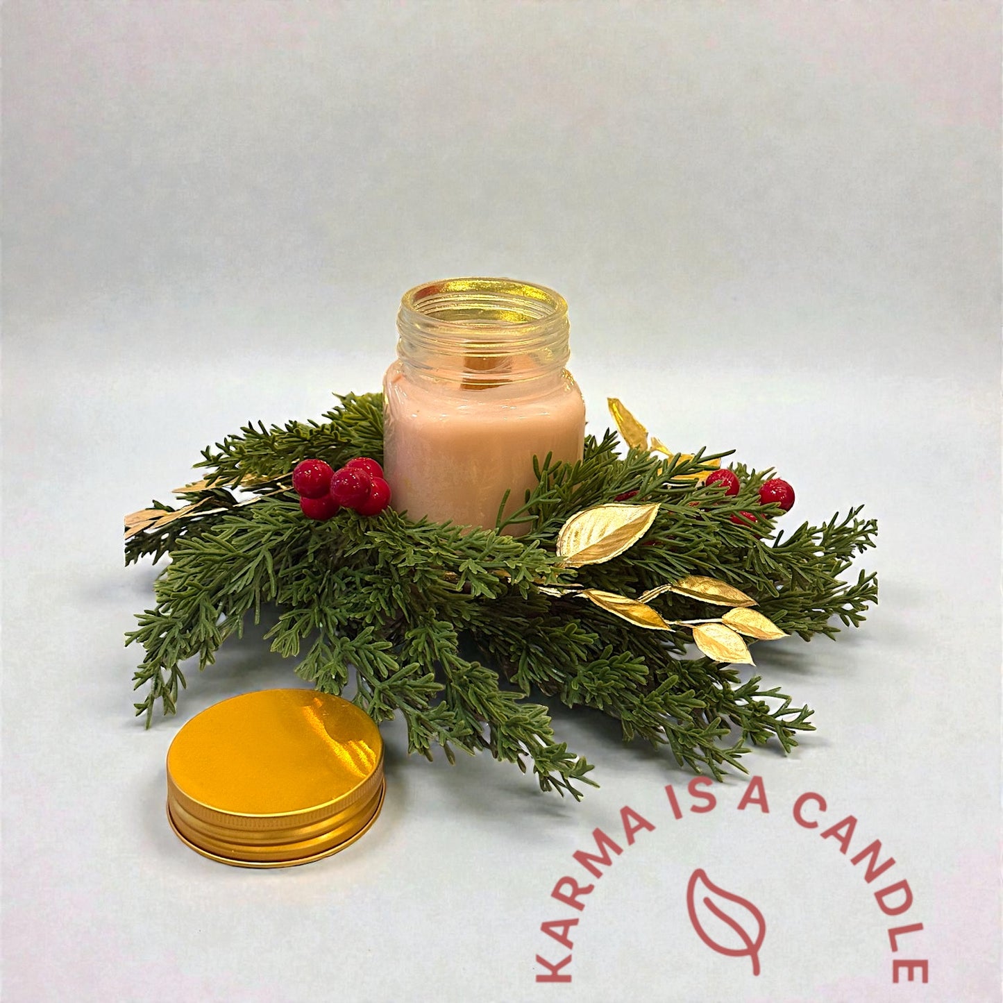 Διακόσμηση χριστουγεννιάτικου τραπεζιού- Χριστουγεννιάτικο στεφάνι με κερί για το χριστουγεννιάτικο τραπέζι