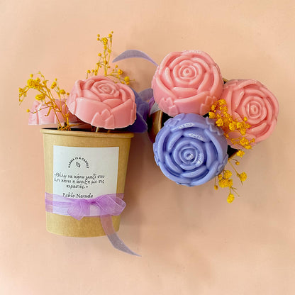Scented Wax Bouquets with Message | Personalized Gifts