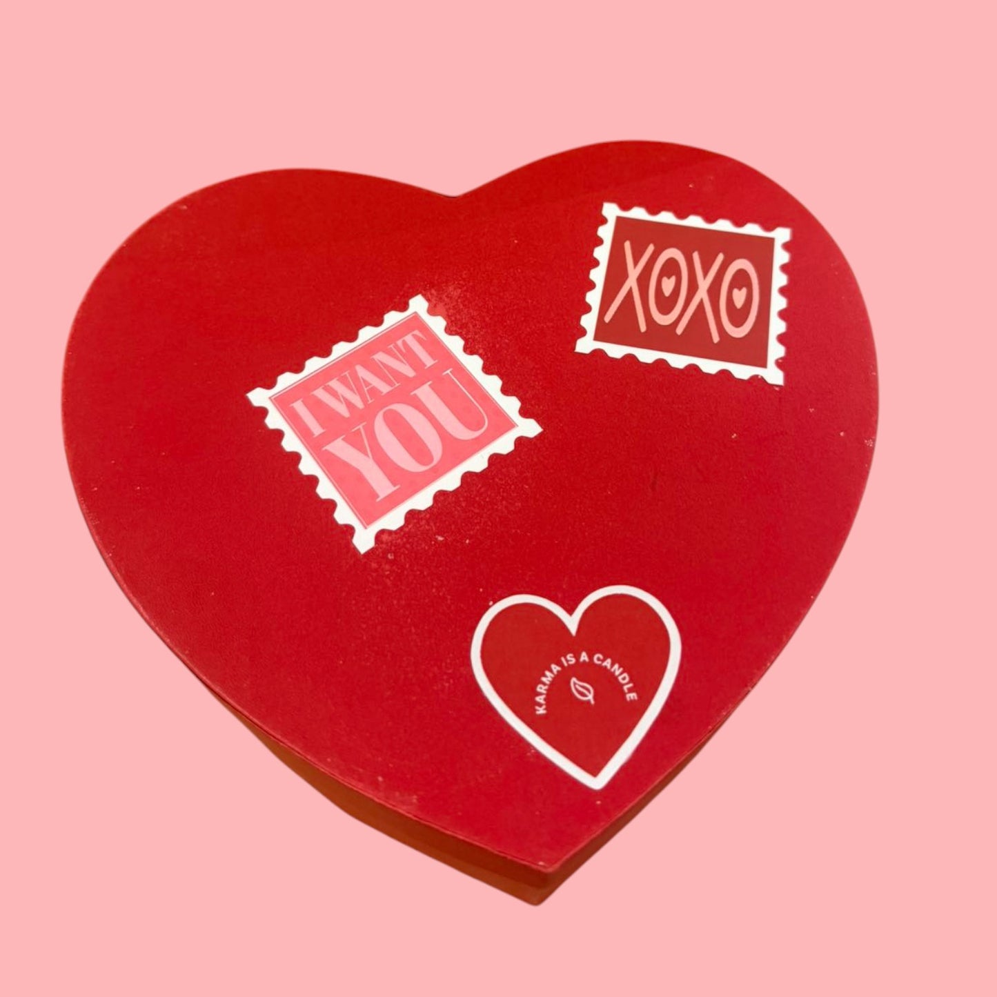 Romantic Heart Bath Kit – Strawberry Musical Candle, Bath Salts &amp; Heart Candle Holder