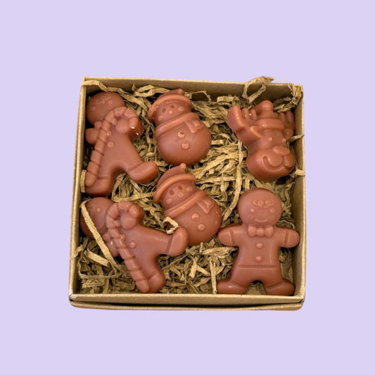 Wax melts κερί καρύδας - Χριστουγεννιάτικες φιγούρες (Christmas melts)