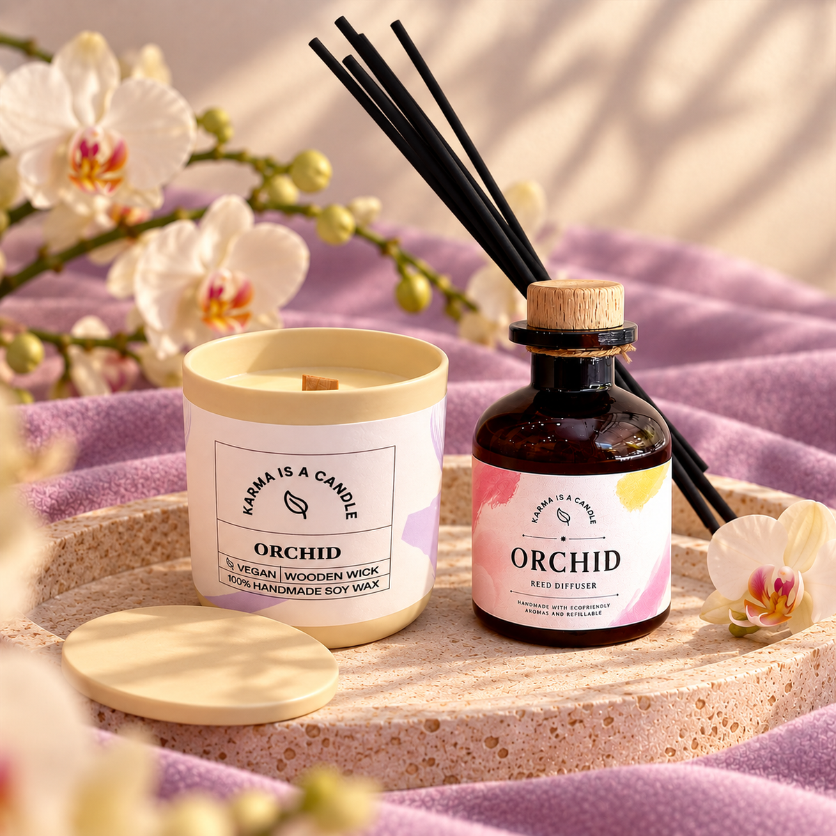 Orchid Home Fragrance Set