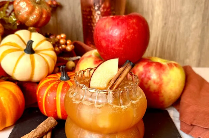 Ready-made candle refill - Apple &amp; Pumpkin