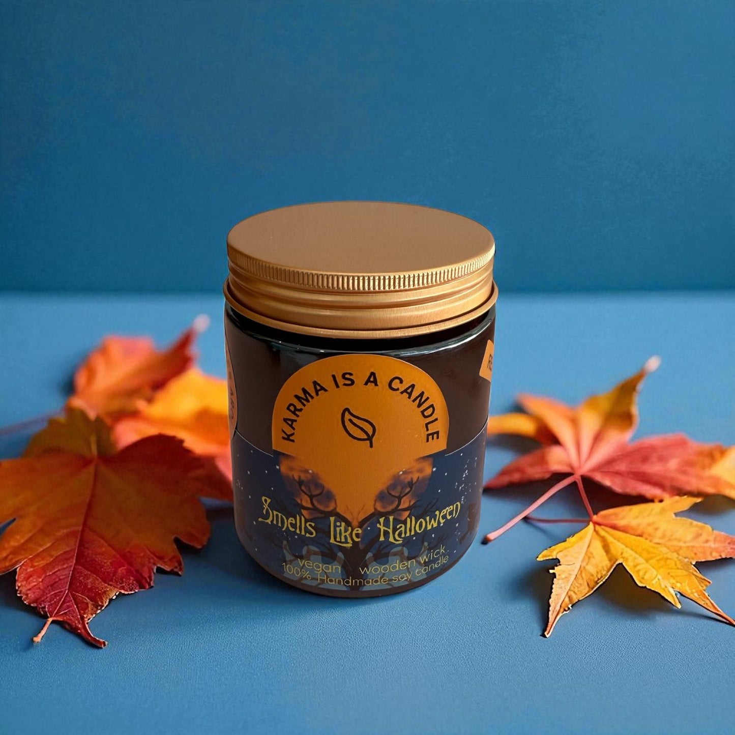 Halloween Candle- Pumpkin soufle