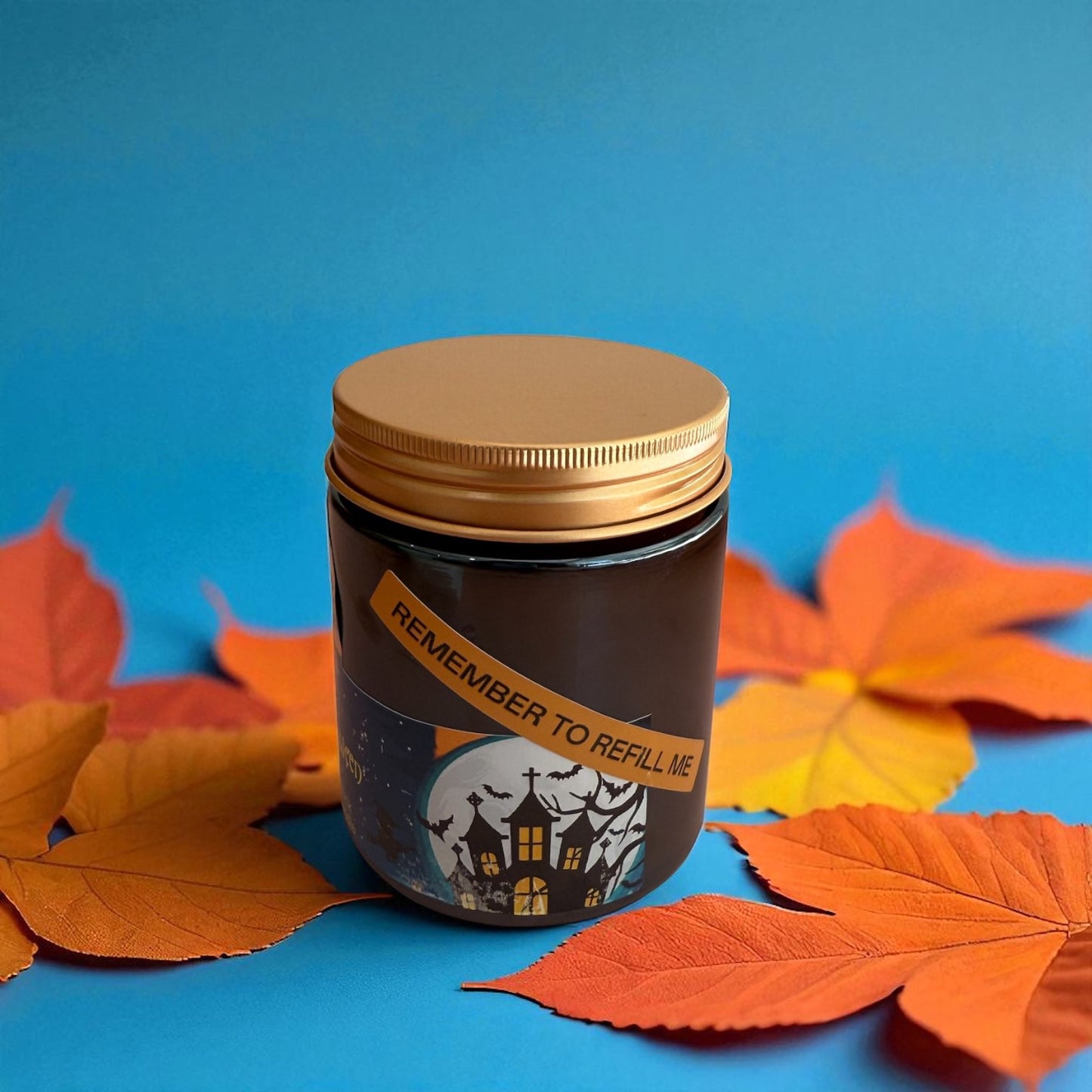 Halloween Candle- Pumpkin soufle