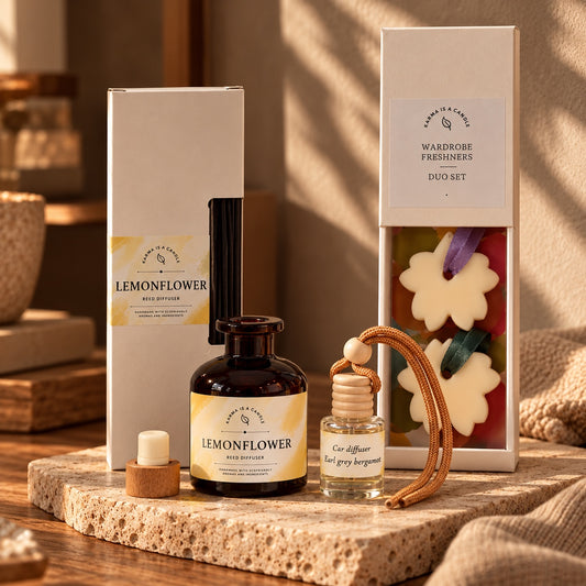 No Flame Fragrance Gift Set: THE CLEAN SET