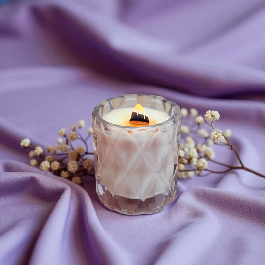 ELLORY- DUSTY LAVEDER CANDLE GLASS JAR