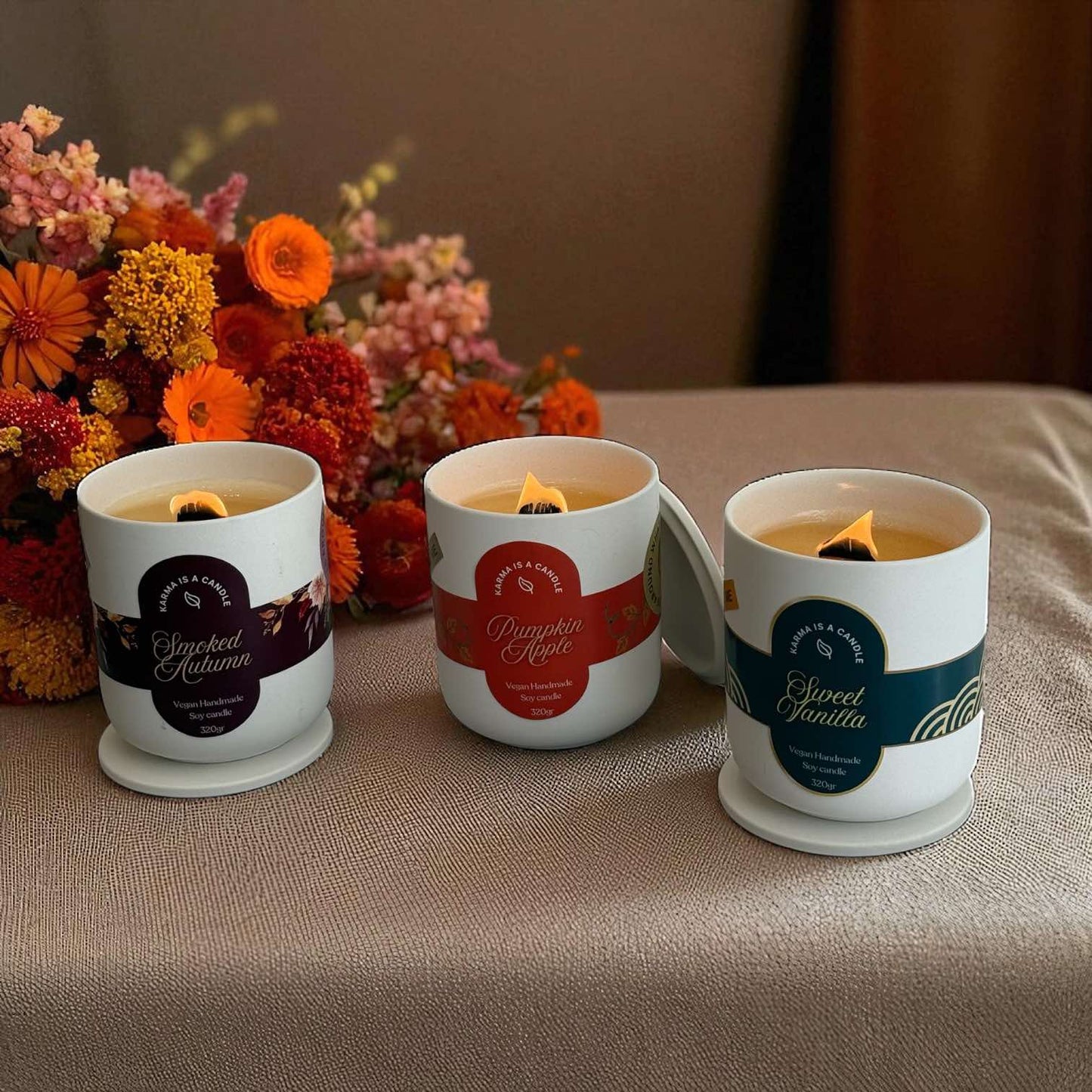 Smoked Autumn – Χειροποίητο Κερί Σόγιας