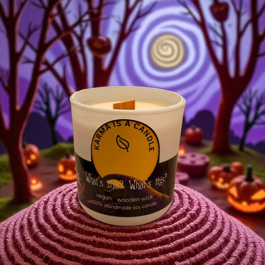 Nightmare before christmas - Μουσικό χειροποίητο κερί σόγιας