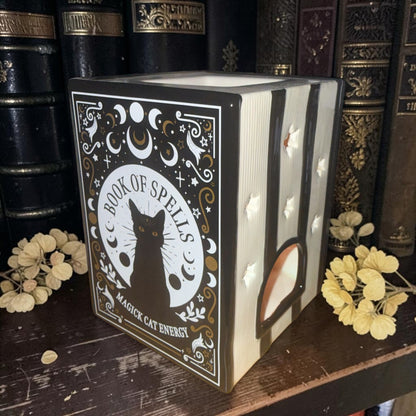 Magick Cat Library – Κεραμικός Wax Burner