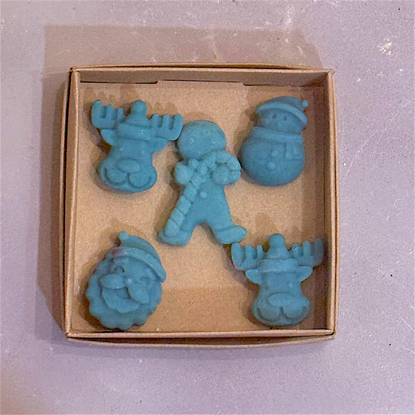 Wax melts κερί καρύδας - Χριστουγεννιάτικες φιγούρες (Christmas melts)