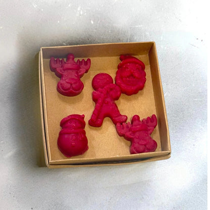 Wax melts κερί καρύδας - Χριστουγεννιάτικες φιγούρες (Christmas melts)