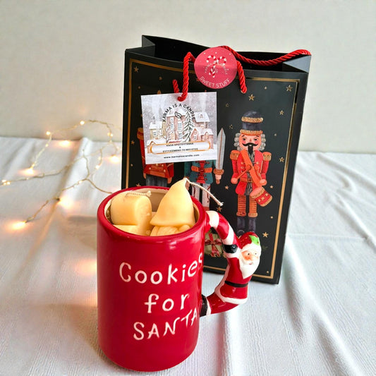 Χριστουγεννιάτικη κούπα με κεράκια - COOCKIES FOR SANTA.