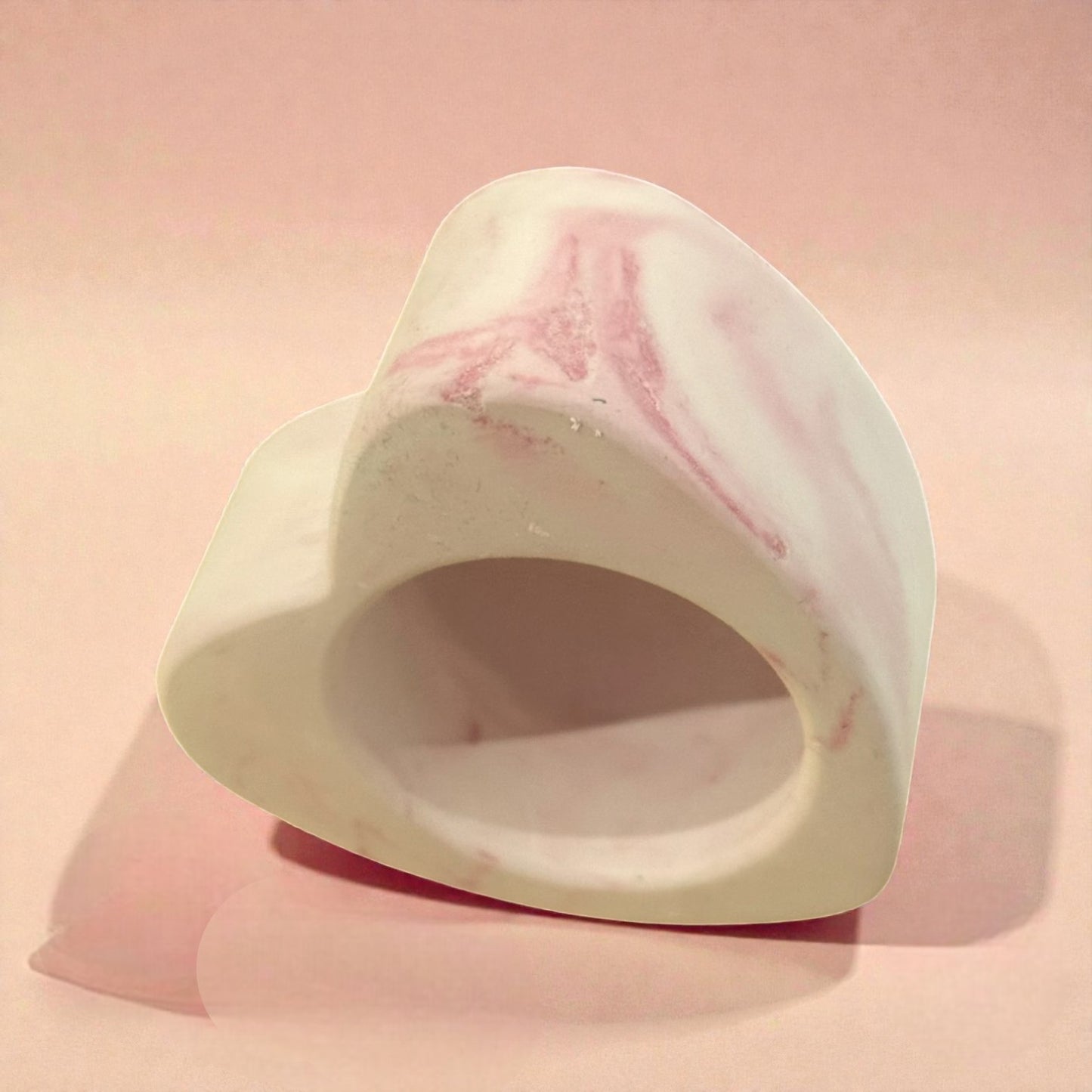 Handmade Pink Heart Candle Holder for Tealights